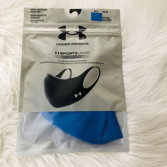Under Armour Sportsmask Featherweight Latest Model Unisex Blue M/L NWT - Picture 3 of 6